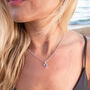 Pink Tourmaline Heart Pendant Necklace, thumbnail 1 of 4