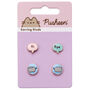 Pusheen The Cat 'Hi , Bye' Stud Earrings Set, thumbnail 8 of 8