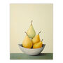 Gone Pear Shaped Kitchen Green Yellow Wall Art Print, thumbnail 6 of 6