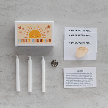 Hello Sunshine Mindfulness Gift In A Matchbox, 4 of 8