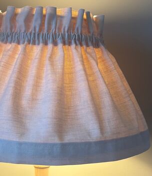 Dolly Cream Scrunchie Lampshade, 2 of 4