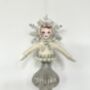 Retro Inspired Silver Angel Christmas Droplet, thumbnail 1 of 6