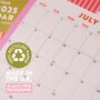 Academic A4 Calendar 2024 2025 | Checks And Stripes, thumbnail 4 of 8