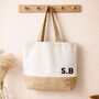 Personalised Block Initials Canvas Tote Bag, thumbnail 1 of 2