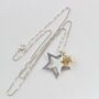 Twinkle Triple Star Pendant Necklace, thumbnail 6 of 11