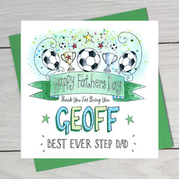 Step Dad Fathers Day Card, 4 of 4