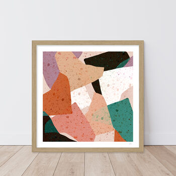 Terrazzo Abstract Shapes Print, 6 of 7