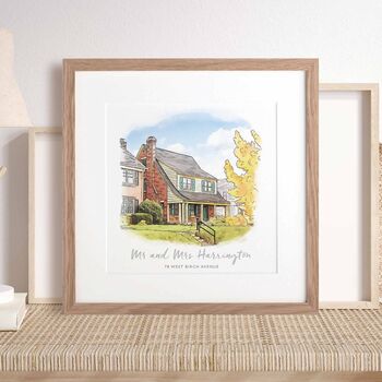 Personalised Watercolour House Sketch, 10 of 12