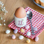 Personalised Welly Boot Ceramic Egg Cup, thumbnail 2 of 5