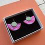 Half Moon Hook Earrings, thumbnail 2 of 7