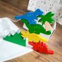 Handmade Dinosaur Discovery Wooden Toy Set, thumbnail 1 of 4