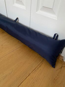 Grey Waterproof Draught Stopper With Hanging Loops, 2 of 6