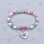 Personalised Best Big Sister Ever Charm Bracelet, Baby Shower Gift, thumbnail 11 of 11