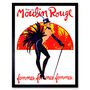 Theatre Stage Burlesque Moulin Rouge Paris Art Print, thumbnail 1 of 3