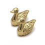 Brass Duck Salt And Pepper Set, thumbnail 2 of 2