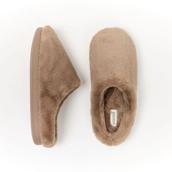 Luxury Soft Wide Fit Arch Support Memory Foam Mule Slippers, 7 of 10
