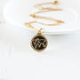 Gold Plated World Map Necklace, thumbnail 6 of 8