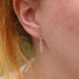 Crystal Quartz Droplet Earrings, thumbnail 2 of 4