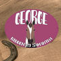 Personalised Stable Door Name Plaque Oval Horse Head, thumbnail 4 of 9