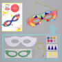 Superhero Party Bag With Mask And Peg Doll Kits, thumbnail 4 of 10