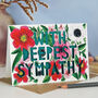 'With Deepest Sympathy' Paper Cut Card, thumbnail 1 of 4