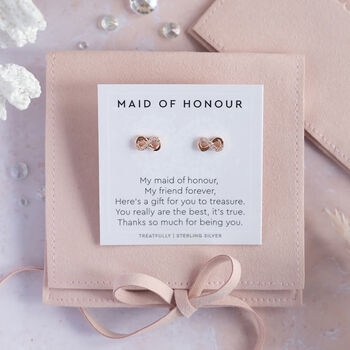 Maid Of Honour Earring Studs, 2 of 5
