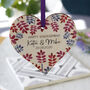 Happy Engagement Wooden Heart Decoration Gift, thumbnail 8 of 12