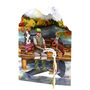 Fishing Pop Up Swing Greetings Card, thumbnail 1 of 5