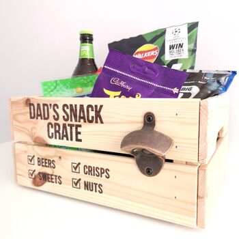 Personalised Snack Crate Father's Day Gift, 6 of 6