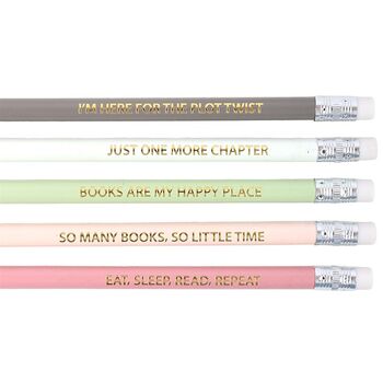 Pack Of Five Book Inspired Pencils, 2 of 3