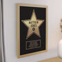 Fathers Day Gifts Star Award Personalised Framed Print, thumbnail 7 of 8