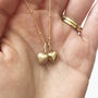 Gold Or Silver Delicate Heart Pendant Necklace, thumbnail 5 of 12