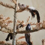 Set Of Three Glitter Bird Tree Decoration, thumbnail 1 of 2