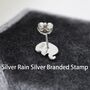 Sterling Silver Cute Baby Elephant Stud Earrings, thumbnail 3 of 10