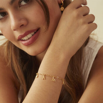 Mama Bracelet Silver Or 18ct Gold Plated Vermeil, 2 of 5