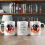 Personalised Dog Mug Doberman In An Autumn Wreath B, thumbnail 2 of 2