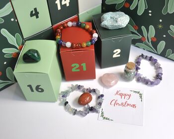 Luxury Crystal And Gemstone Bracelet Advent Calendar 24 Days, 4 of 10