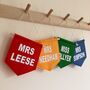 Teacher Banner Gift Personalised Classroom Decoration, thumbnail 1 of 6