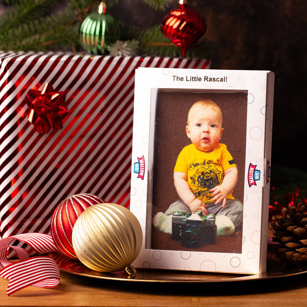Giant Personalised Photo Marshmallow Christmas Gift, 1 of 7