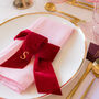 Napkin Ties Monogrammed, thumbnail 1 of 7