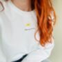 Brighter Days Are Coming Embroidered Sweatshirt, thumbnail 5 of 6