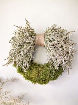 Statice And Moss Wreath, 2 of 5