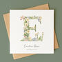 Personalised Botanical New Baby Card, thumbnail 1 of 4