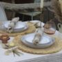 Natural Stripped Linen Tablecloth, thumbnail 4 of 8