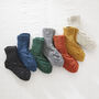 Fair Trade Cable Knit Wool Unisex Slipper Socks, thumbnail 1 of 12