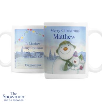 Personalised The Snowman Keepsake Mug, 4 of 4