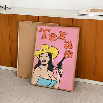 Texas Cowgirl Print, 2 of 3