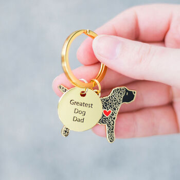 Cockapoo Key Ring For Dog Dad, 5 of 6