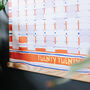 2027 Wall Planner | Bold Abstract Stripe Design, thumbnail 2 of 6