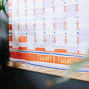 2027 Wall Planner | Bold Abstract Stripe Design, 2 of 6